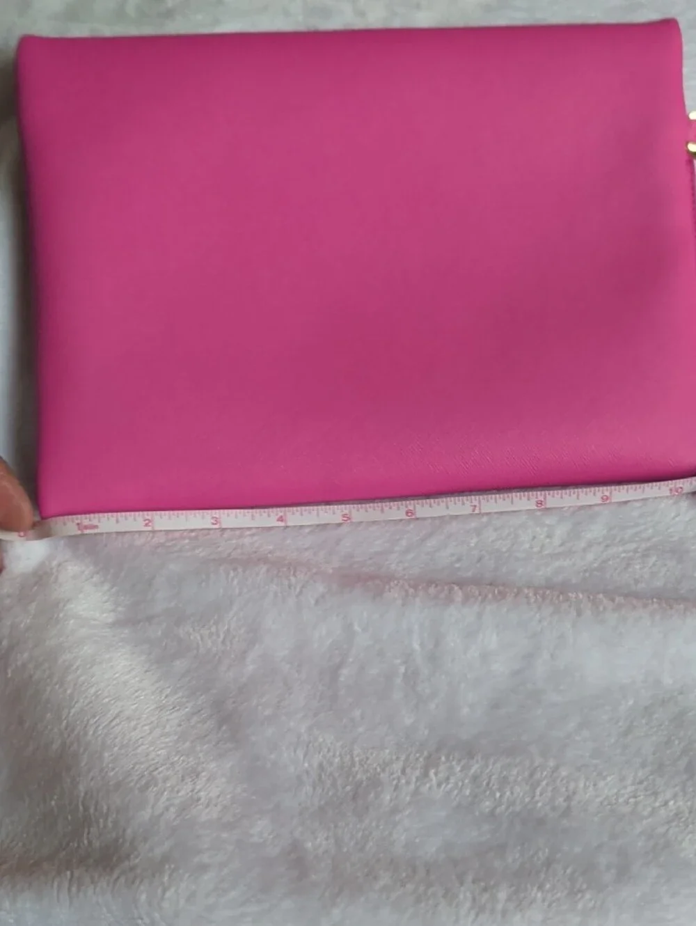 Ted Baker Hot Pink Embossed Wristlet Clutch
